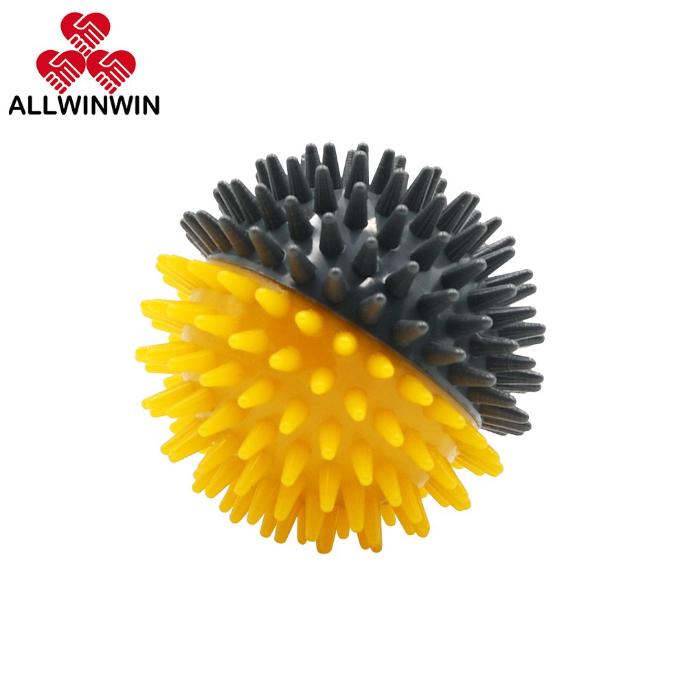 ALLWINWIN SMB19 Spiky Massage Ball - Bicolor 8cm PVC Spikey Spike
